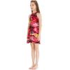 imageMatchable Family Hawaiian Luau Men Women Girl Boy Clothes in Sunset RedGirl Ruffle Tank