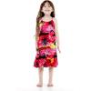 imageMatchable Family Hawaiian Luau Men Women Girl Boy Clothes in Sunset RedGirl Shift