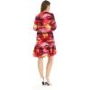 imageMatchable Family Hawaiian Luau Men Women Girl Boy Clothes in Sunset RedWomen 34 Sleeve