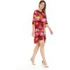 imageMatchable Family Hawaiian Luau Men Women Girl Boy Clothes in Sunset RedWomen 34 Sleeve