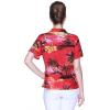 imageMatchable Family Hawaiian Luau Men Women Girl Boy Clothes in Sunset RedWomen Aloha Shirt