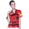 imageMatchable Family Hawaiian Luau Men Women Girl Boy Clothes in Sunset RedWomen Aloha Shirt