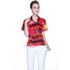 imageMatchable Family Hawaiian Luau Men Women Girl Boy Clothes in Sunset RedWomen Aloha Shirt