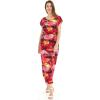 imageMatchable Family Hawaiian Luau Men Women Girl Boy Clothes in Sunset RedWomen Cap Sleeve