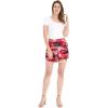 imageMatchable Family Hawaiian Luau Men Women Girl Boy Clothes in Sunset RedWomen Elasitc Waist Shorts With Pockets
