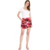 imageMatchable Family Hawaiian Luau Men Women Girl Boy Clothes in Sunset RedWomen Elasitc Waist Shorts With Pockets