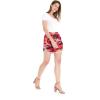 imageMatchable Family Hawaiian Luau Men Women Girl Boy Clothes in Sunset RedWomen Elasitc Waist Shorts With Pockets