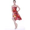imageMatchable Family Hawaiian Luau Men Women Girl Boy Clothes in Sunset RedWomen Halter