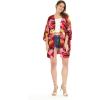 imageMatchable Family Hawaiian Luau Men Women Girl Boy Clothes in Sunset RedWomen Kimono Cardigan