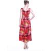 imageMatchable Family Hawaiian Luau Men Women Girl Boy Clothes in Sunset RedWomen Maxi Tank