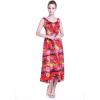 imageMatchable Family Hawaiian Luau Men Women Girl Boy Clothes in Sunset RedWomen Maxi Tank