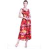 imageMatchable Family Hawaiian Luau Men Women Girl Boy Clothes in Sunset RedWomen Maxi Tank