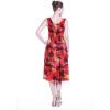 imageMatchable Family Hawaiian Luau Men Women Girl Boy Clothes in Sunset RedWomen Short Tank