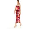 imageMatchable Family Hawaiian Luau Men Women Girl Boy Clothes in Sunset RedWomen Sweet Heart Maxi
