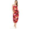 imageMatchable Family Hawaiian Luau Men Women Girl Boy Clothes in Sunset RedWomen Sweet Heart Maxi