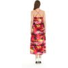 imageMatchable Family Hawaiian Luau Men Women Girl Boy Clothes in Sunset RedWomen Sweet Heart Maxi