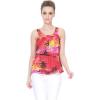 imageMatchable Family Hawaiian Luau Men Women Girl Boy Clothes in Sunset RedWomen Tank Top