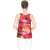 imageMatchable Family Hawaiian Luau Men Women Girl Boy Clothes in Sunset RedWomen Tank Top
