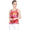 imageMatchable Family Hawaiian Luau Men Women Girl Boy Clothes in Sunset RedWomen Tank Top