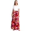 imageMatchable Family Hawaiian Luau Men Women Girl Boy Clothes in Sunset RedWomen Wide Leg Pants