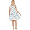 imageMatchable Family Hawaiian Luau Men Women Girl Boy Clothes in Vintage Tropical ToileGirl Fit and Flare