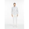imageMatchable Family Hawaiian Luau Men Women Girl Boy Clothes in Vintage Tropical ToileMen Long Sleeve
