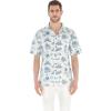 imageMatchable Family Hawaiian Luau Men Women Girl Boy Clothes in Vintage Tropical ToileMen Short Sleeve