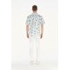 imageMatchable Family Hawaiian Luau Men Women Girl Boy Clothes in Vintage Tropical ToileMen Short Sleeve