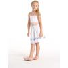 imageMatchable Family Hawaiian Luau Men Women Girl Boy Clothes in White with Blue HibiscusGirl Poncho Top