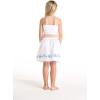 imageMatchable Family Hawaiian Luau Men Women Girl Boy Clothes in White with Blue HibiscusGirl Poncho Top