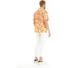 imageMatchable Family Hawaiian Luau Men Women Girl Boy Clothes in Classic Vintage Hibiscus OrangeMen Short Sleeve
