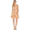 imageMatchable Family Hawaiian Luau Men Women Girl Boy Clothes in Classic Vintage Hibiscus OrangeWomen Fit and Flare