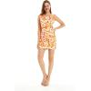 imageMatchable Family Hawaiian Luau Men Women Girl Boy Clothes in Classic Vintage Hibiscus OrangeWomen Tank