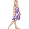 imageMatchable Family Hawaiian Luau Men Women Girl Boy Clothes in Classic Vintage Hibiscus PurpleGirl Elastic Strap