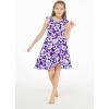 imageMatchable Family Hawaiian Luau Men Women Girl Boy Clothes in Classic Vintage Hibiscus PurpleGirl Wrap