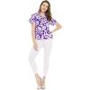 imageMatchable Family Hawaiian Luau Men Women Girl Boy Clothes in Classic Vintage Hibiscus PurpleWomen Shirt