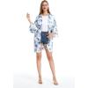 imageMatchable Family Hawaiian Luau Men Women Girl Boy Clothes in Day Dream BloomWomen Kimono Cardigan