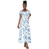 imageMatchable Family Hawaiian Luau Men Women Girl Boy Clothes in Day Dream BloomWomen Maxi Rahee