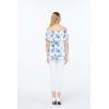 imageMatchable Family Hawaiian Luau Men Women Girl Boy Clothes in Day Dream BloomWomen Offshoulder Ruffle Top