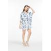 imageMatchable Family Hawaiian Luau Men Women Girl Boy Clothes in Day Dream BloomWomen Short Poncho