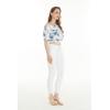 imageMatchable Family Hawaiian Luau Men Women Girl Boy Clothes in Day Dream BloomWomen Smock Top