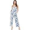 imageMatchable Family Hawaiian Luau Men Women Girl Boy Clothes in Day Dream BloomWomen V Neck Jumpsuit