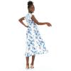 imageMatchable Family Hawaiian Luau Men Women Girl Boy Clothes in Day Dream BloomWomen Wrap Ruffle