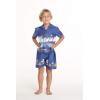imageMatchable Family Hawaiian Luau Men Women Girl Boy Clothes in Diamond Head Palms Beach NavyBoy Short Sleeve