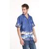 imageMatchable Family Hawaiian Luau Men Women Girl Boy Clothes in Diamond Head Palms Beach NavyMen Short Sleeve