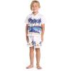 imageMatchable Family Hawaiian Luau Men Women Girl Boy Clothes in Diamond Head Palms Beach WhiteBoy Short Sleeve