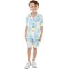 imageMatchable Family Hawaiian Luau Men Women Girl Boy Clothes in Pacific Palm CreamBoy Short Sleeve