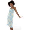 imageMatchable Family Hawaiian Luau Men Women Girl Boy Clothes in Pacific Palm CreamGirl Halter