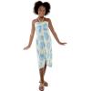 imageMatchable Family Hawaiian Luau Men Women Girl Boy Clothes in Pacific Palm CreamGirl Halter