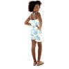 imageMatchable Family Hawaiian Luau Men Women Girl Boy Clothes in Pacific Palm CreamGirl Romper